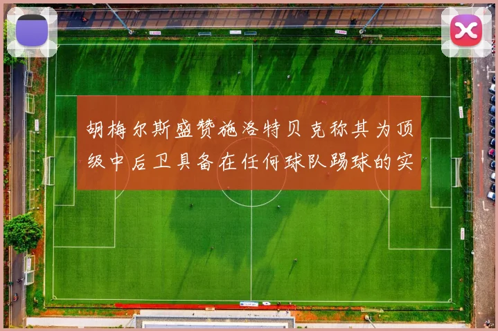 胡梅尔斯盛赞施洛特贝克称其为顶级中后卫具备在任何球队踢球的实力
