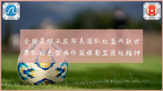 全明星球衣发布美国队红蓝两款世界队白色背面印国旗彰显团结精神